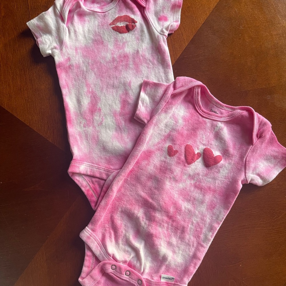 Handmade onesies .
